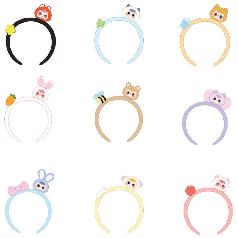 samuel blind box Hairbands with small animal designs MR5034