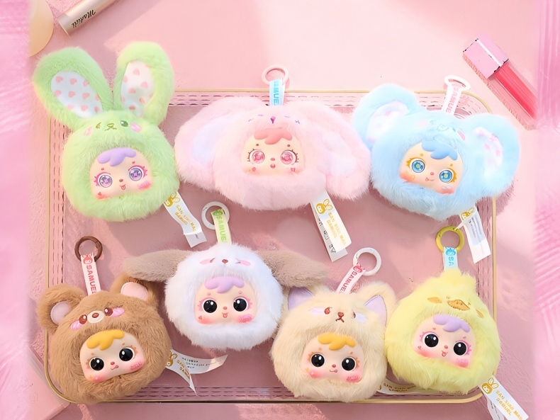 Samuel-Blind-Box-Animal-party-Makeup-mirror